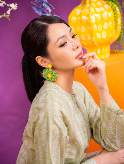 Mandisa Kurung in Green