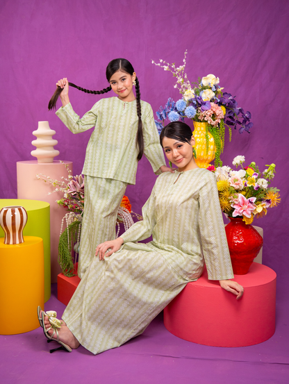 Mandisa Kurung in Green