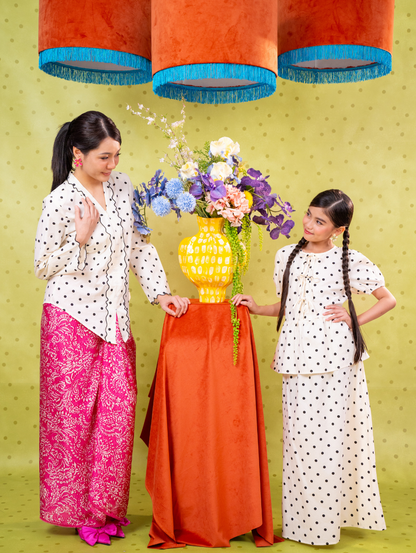 Elora Kebaya Top - Polka
