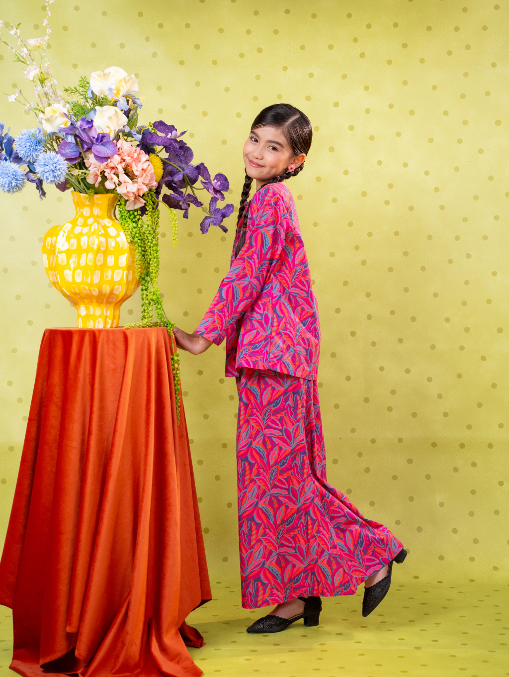 KIDS Mora Kurung Pink