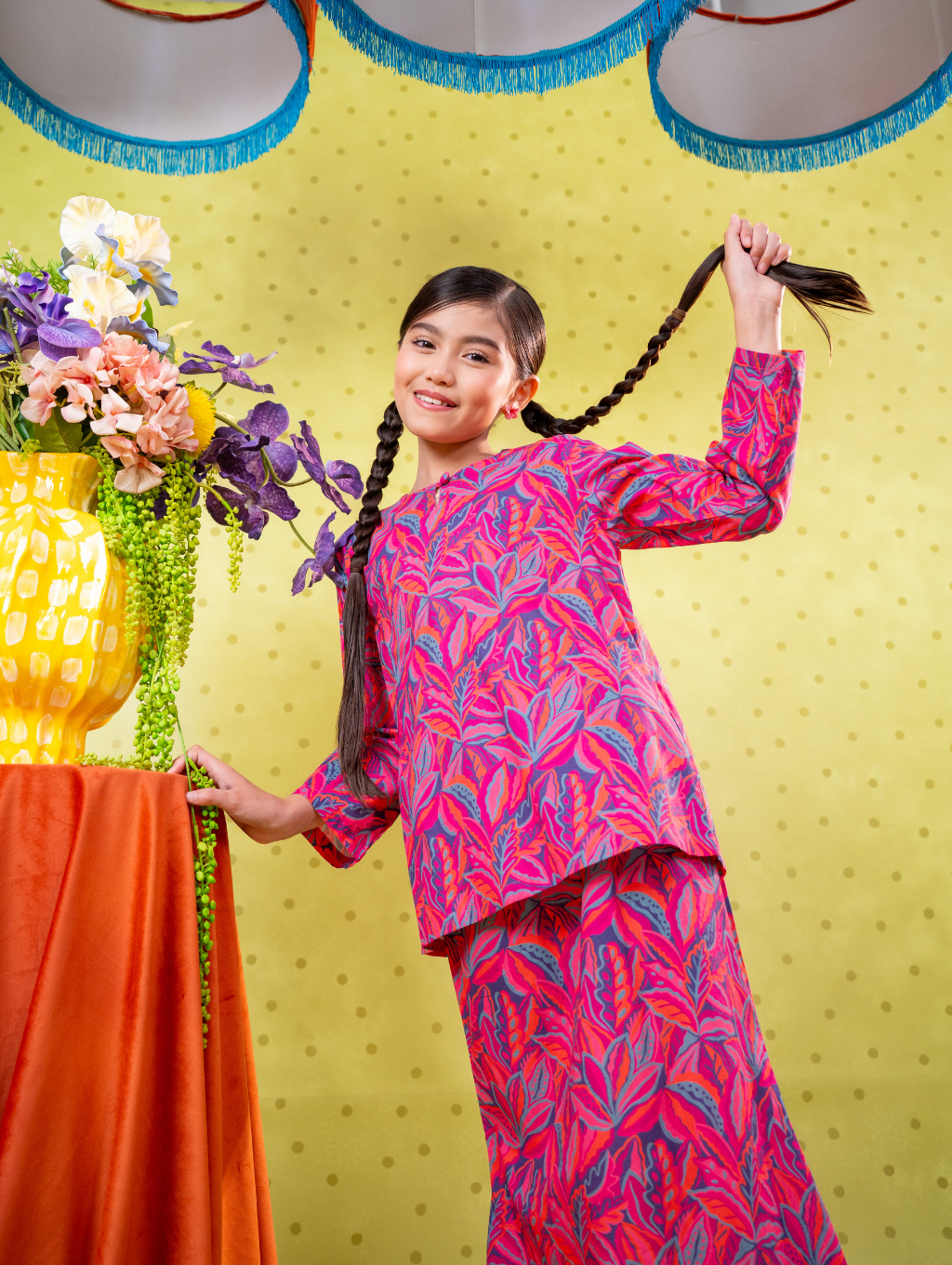 KIDS Mora Kurung Pink
