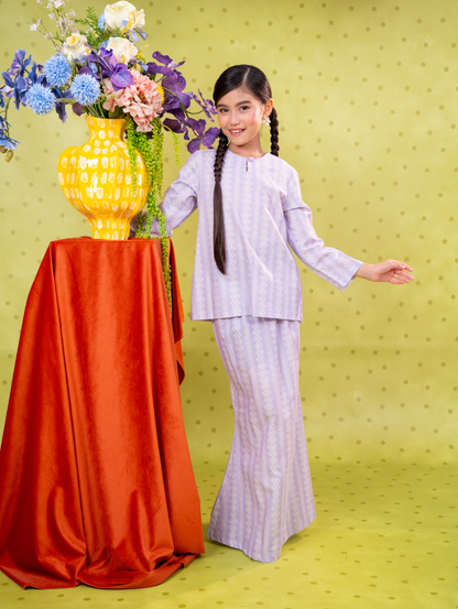 KIDS Mandisa Kurung in Purple