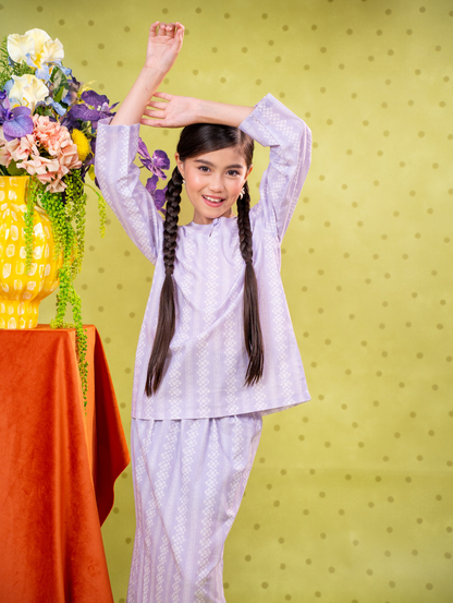 KIDS Mandisa Kurung in Purple