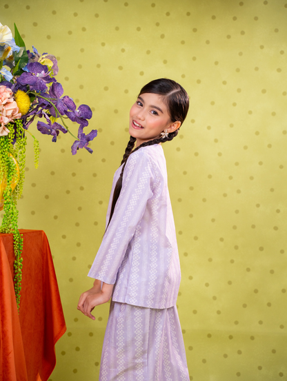 KIDS Mandisa Kurung in Purple