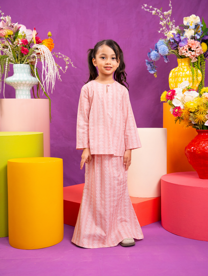 KIDS Mandisa Kurung in Pink