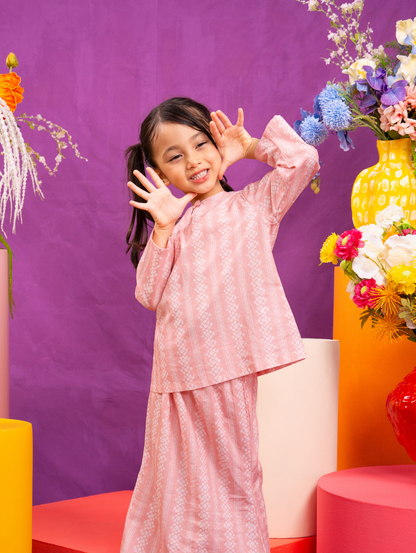 KIDS Mandisa Kurung in Pink