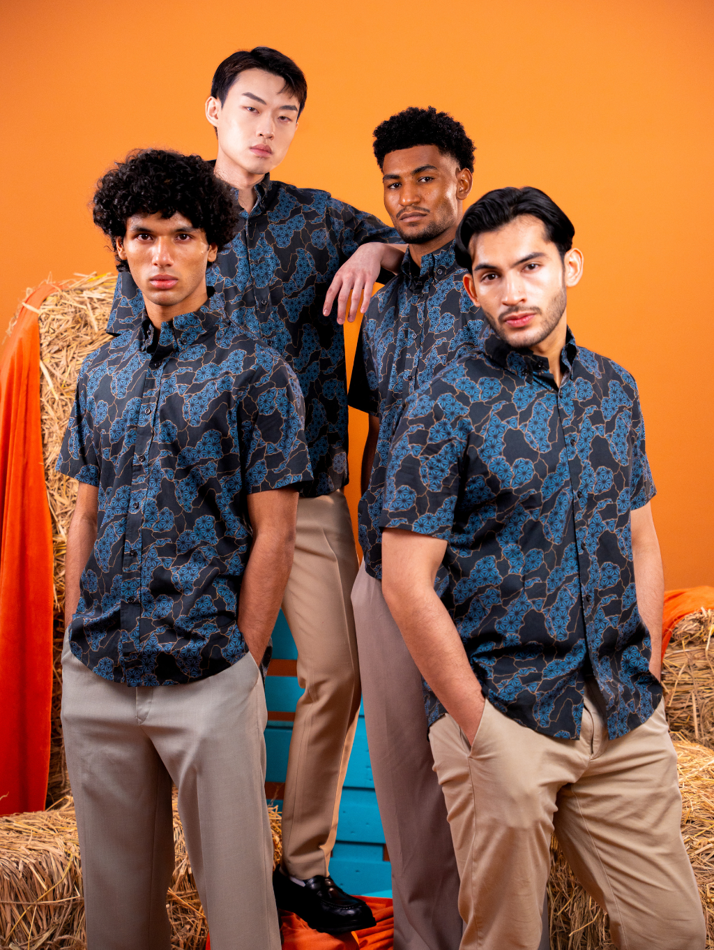 Basil Shirt - Blaze Black