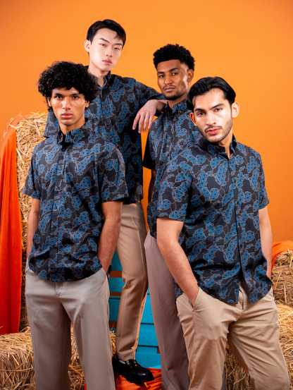 Basil Shirt - Blaze Black