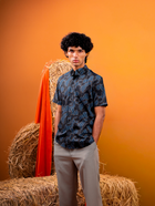 Basil Shirt - Blaze Black