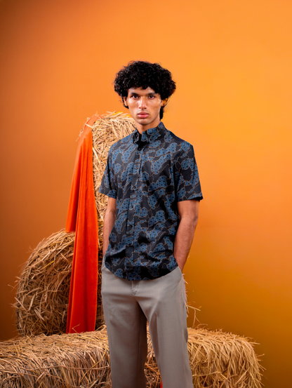Basil Shirt - Blaze Black