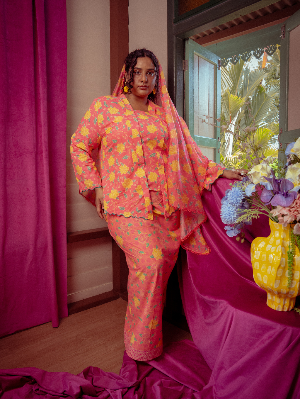 Agnes Kotabaru Kebaya - Purnama Merah Jambu