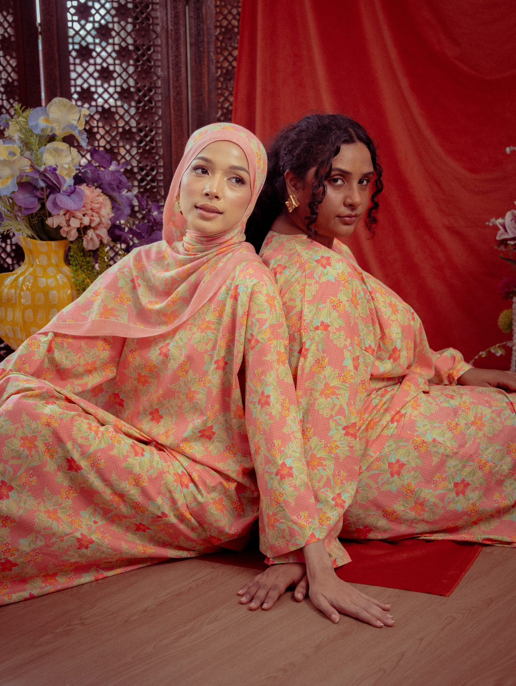 Lana Modal Shawl - Warisan Merah Jambu