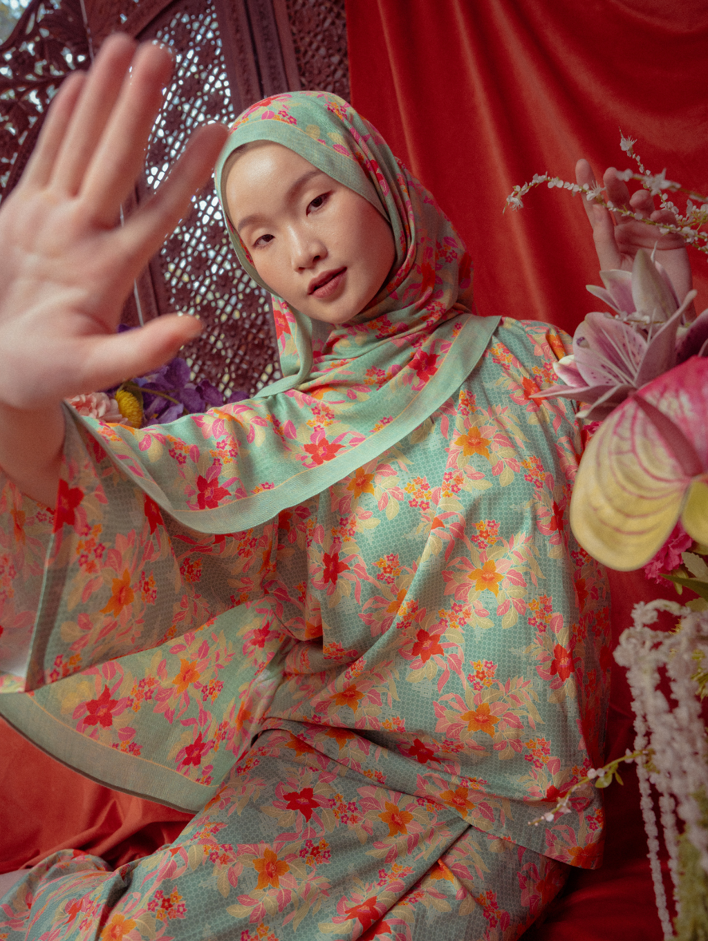 Lana Modal Shawl - Warisan Hijau