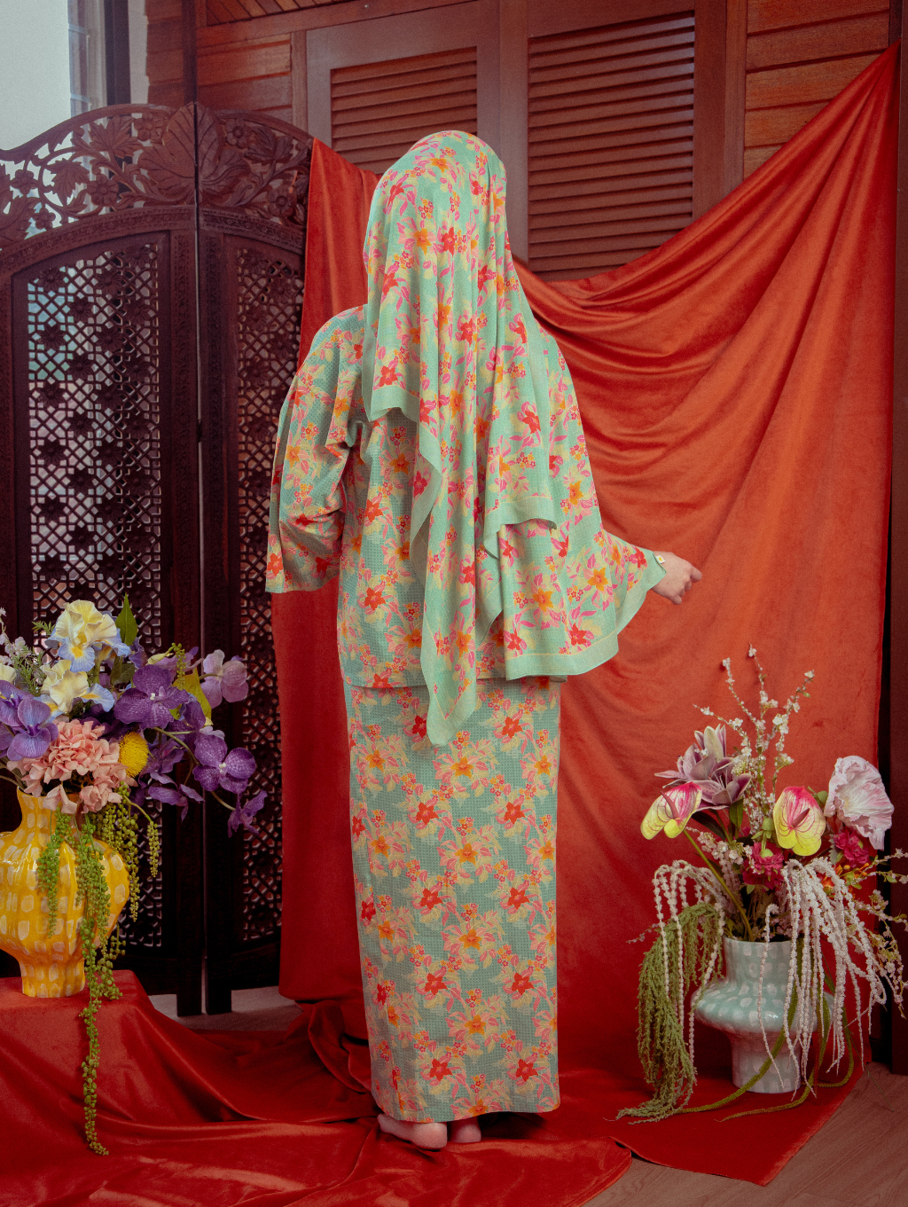 Lana Modal Shawl - Warisan Hijau