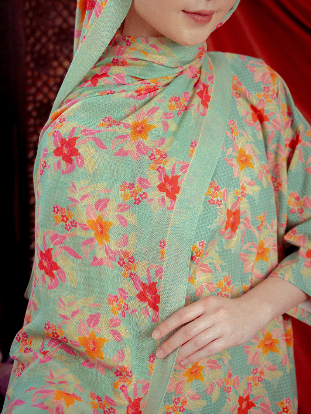 Lana Modal Shawl - Warisan Hijau