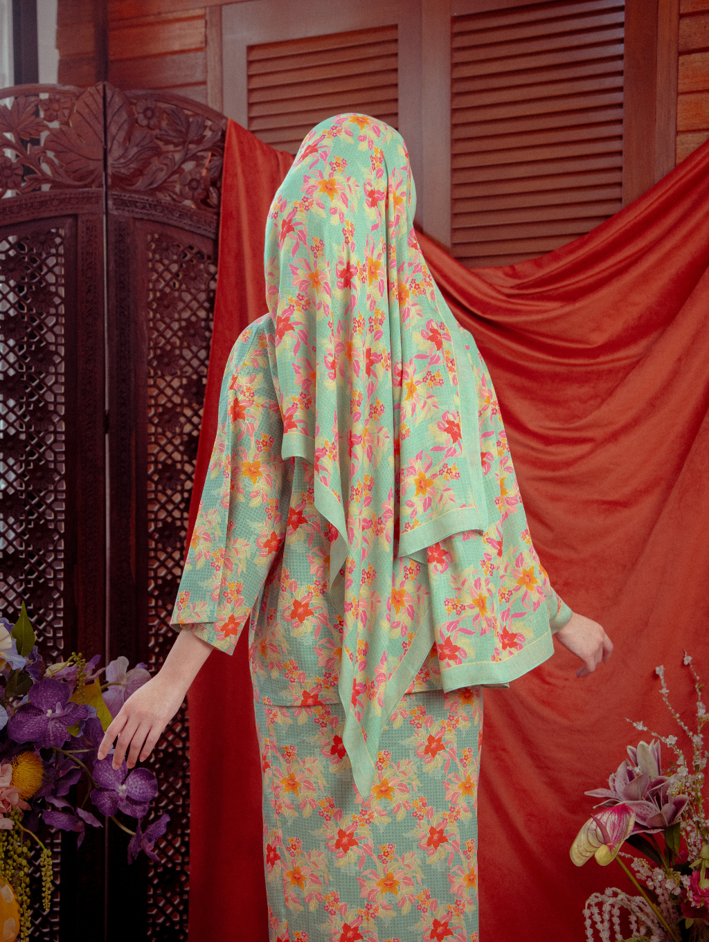 Lana Modal Shawl - Warisan Hijau