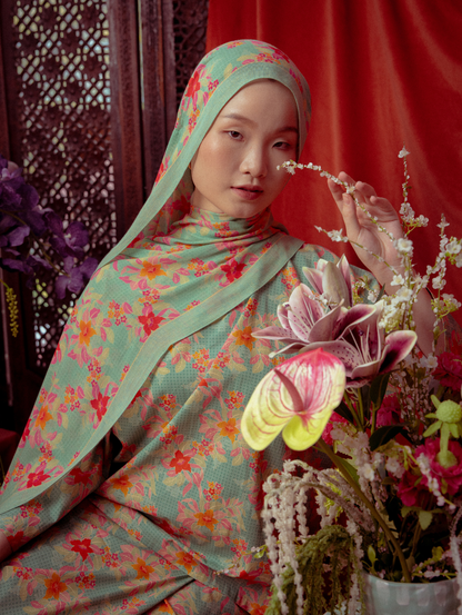Lana Modal Shawl - Warisan Hijau