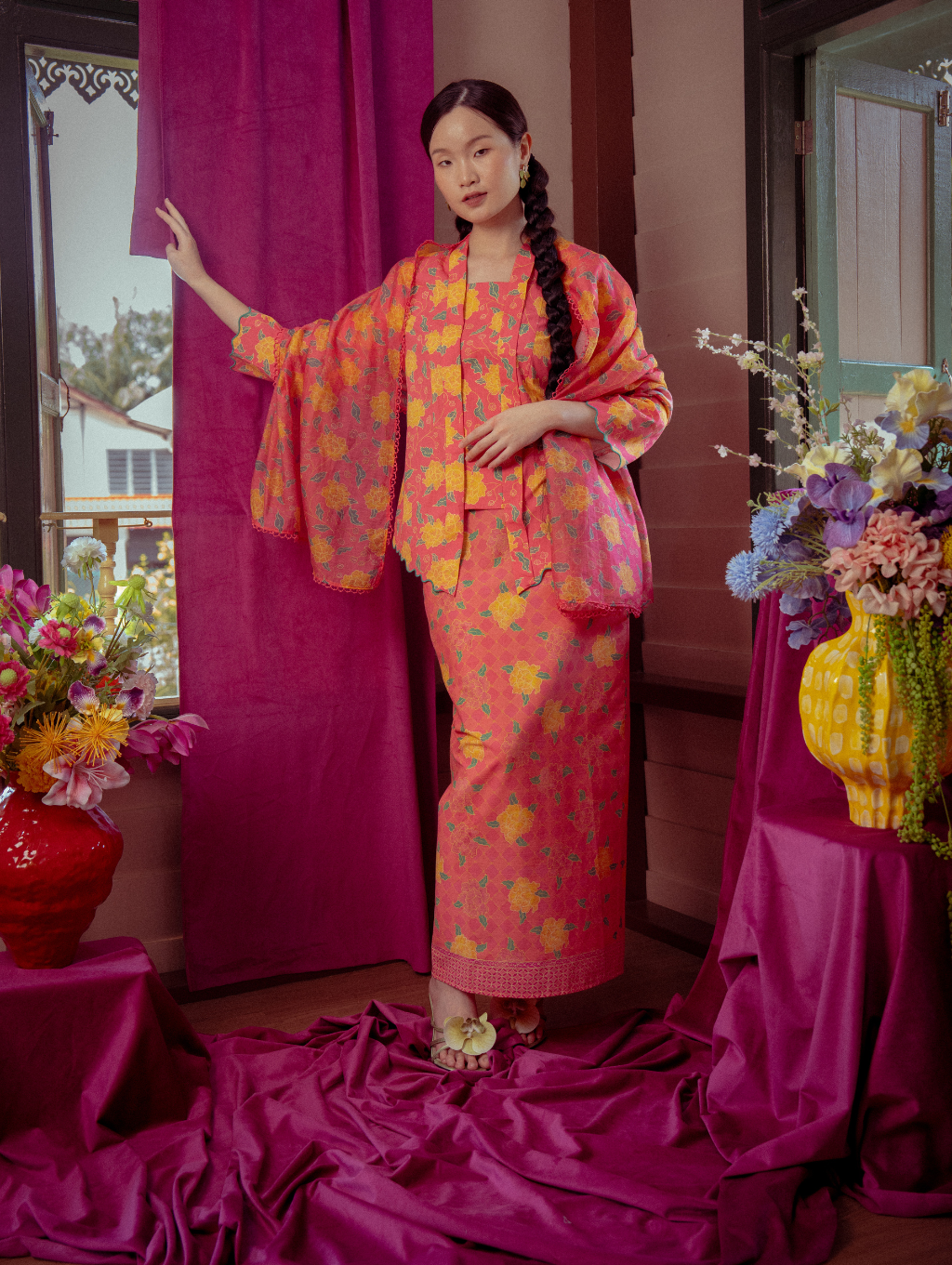 Fairy Shawl - Purnama Merah Jambu
