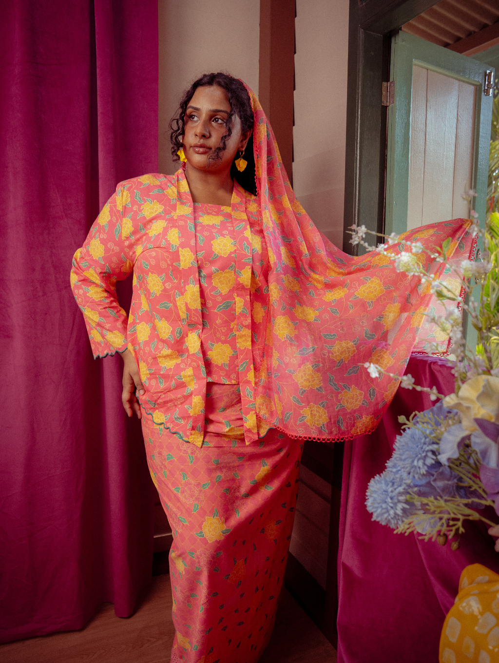 Fairy Shawl - Purnama Merah Jambu