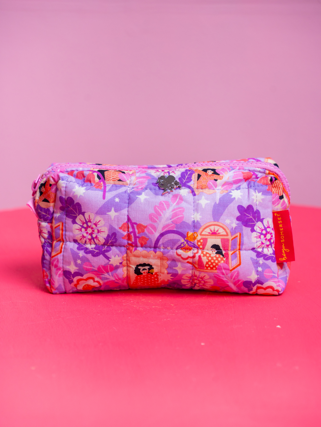 Molly Vanity Bag - Tropical Feast Purple