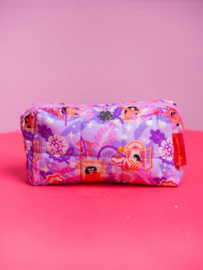Molly Vanity Bag - Tropical Feast Purple
