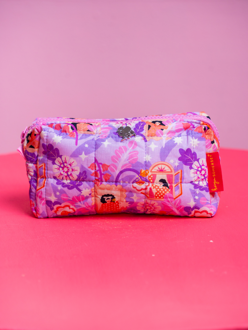 Molly Vanity Bag - Tropical Feast Purple