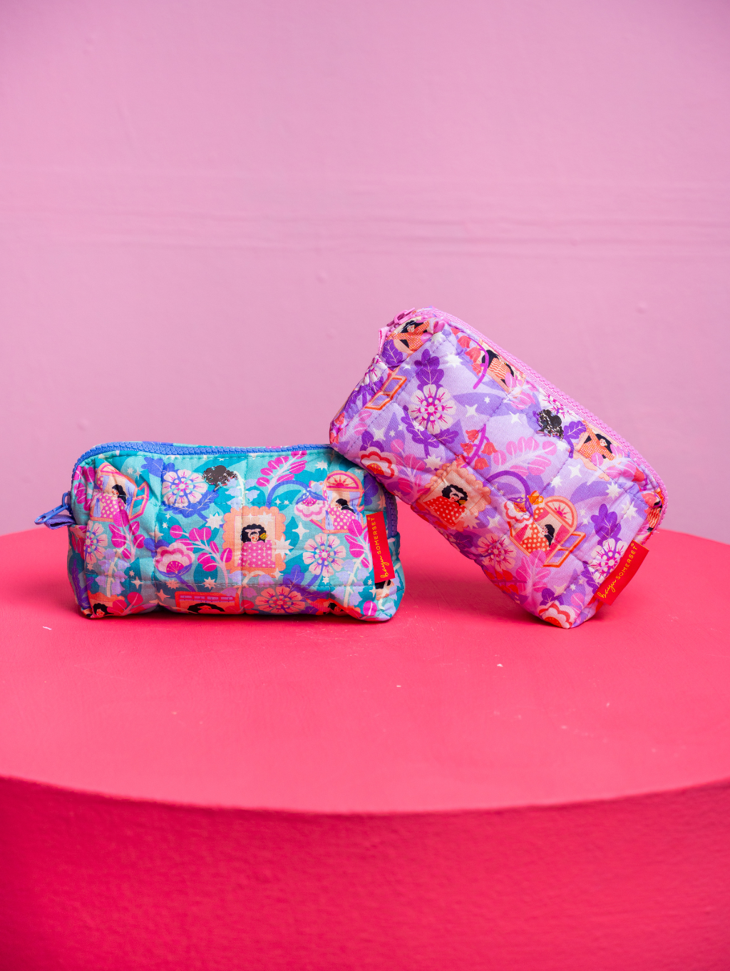 Molly Vanity Bag - Tropical Feast Purple