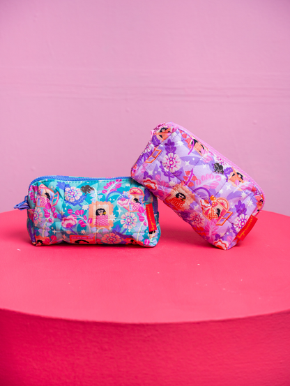Molly Vanity Bag - Tropical Feast Purple