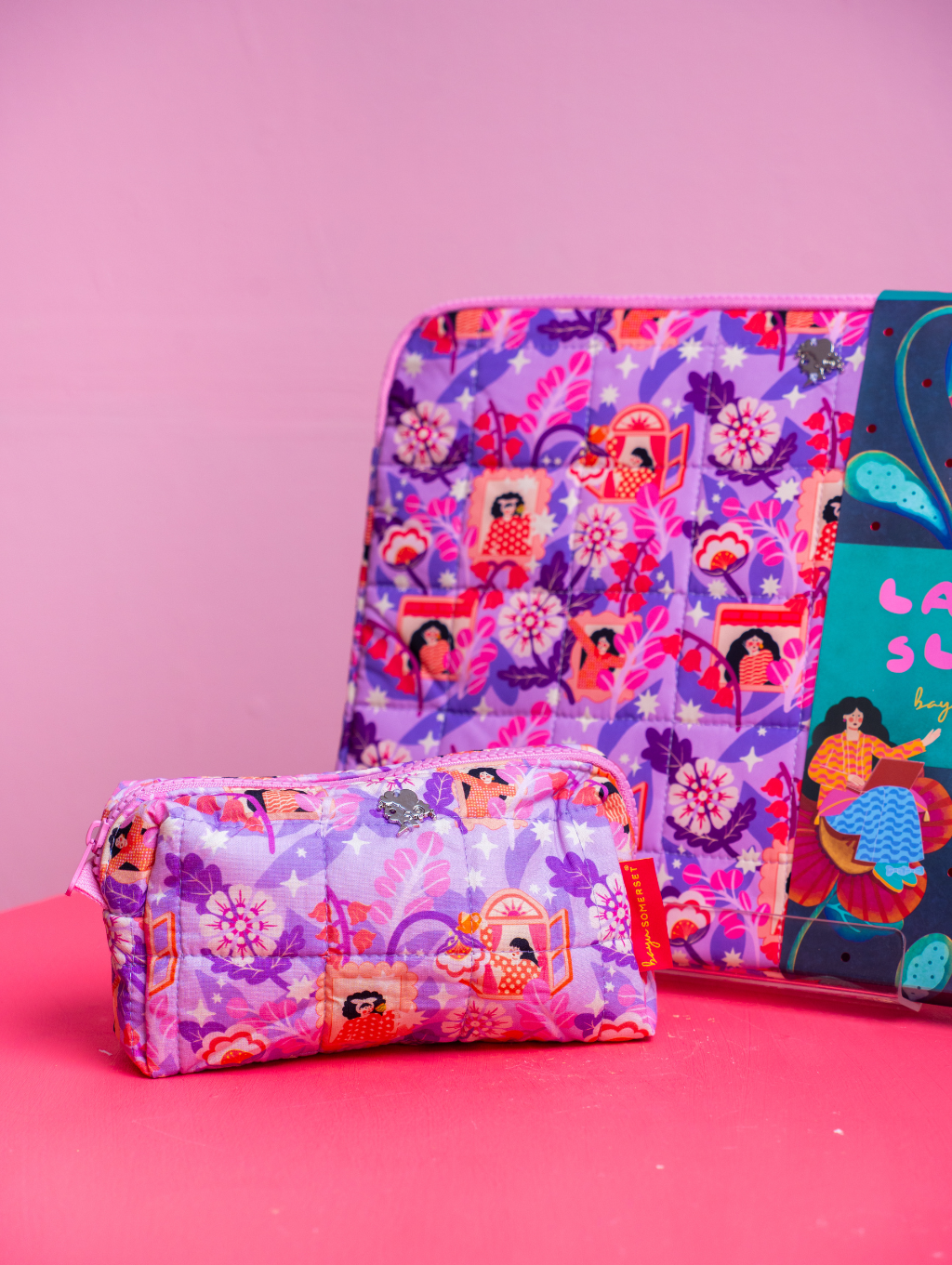Molly Vanity Bag - Tropical Feast Purple