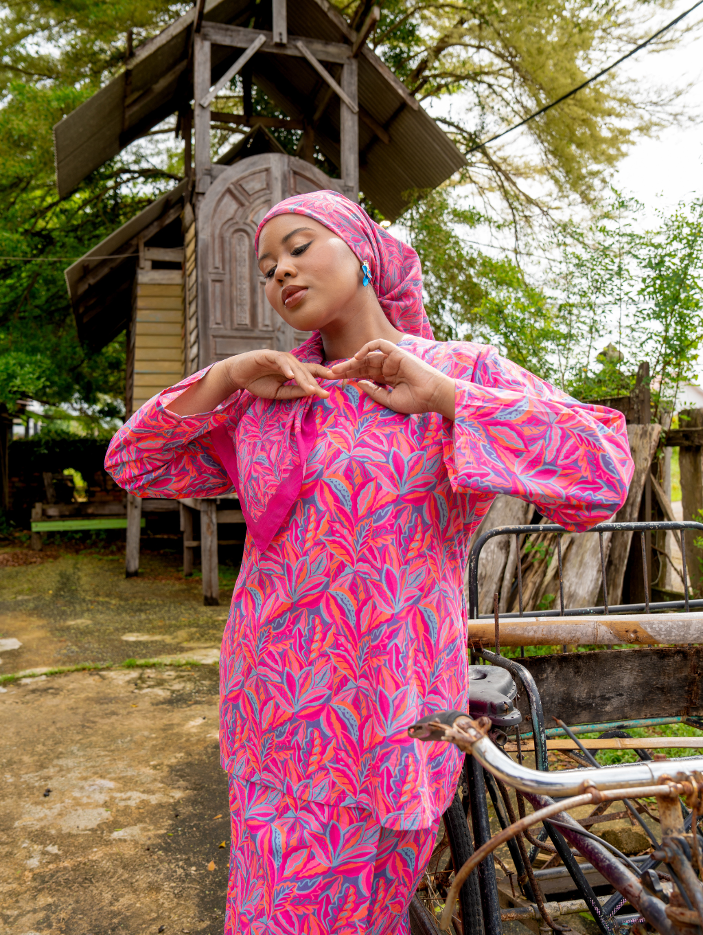 Mora Kurung - Pink