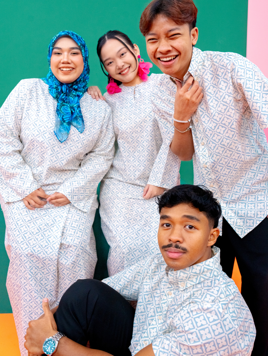 Natura Kurung in Cream