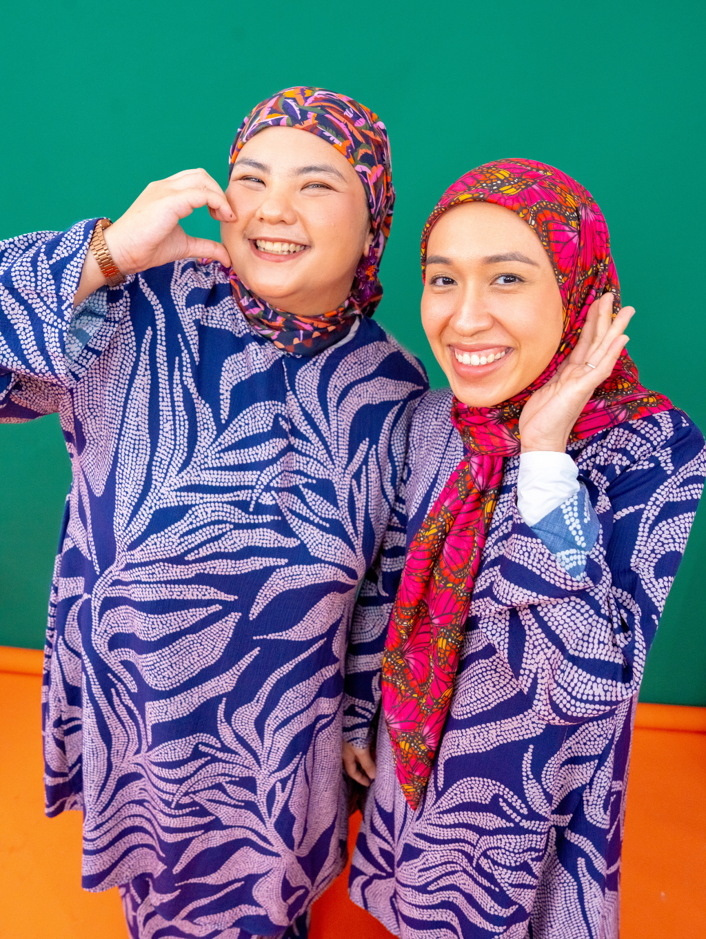 Merdu Midi Kurung - Bud in Blue