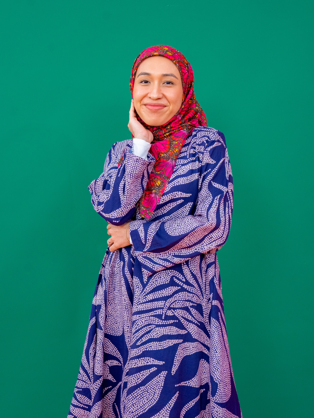 Merdu Midi Kurung - Bud in Blue