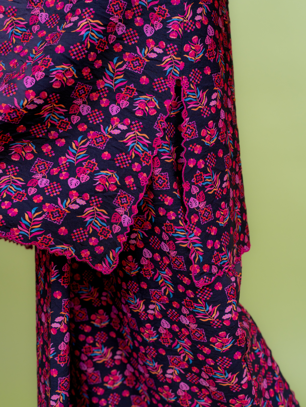 Myrtle Maxi Set - Rosepatch Black