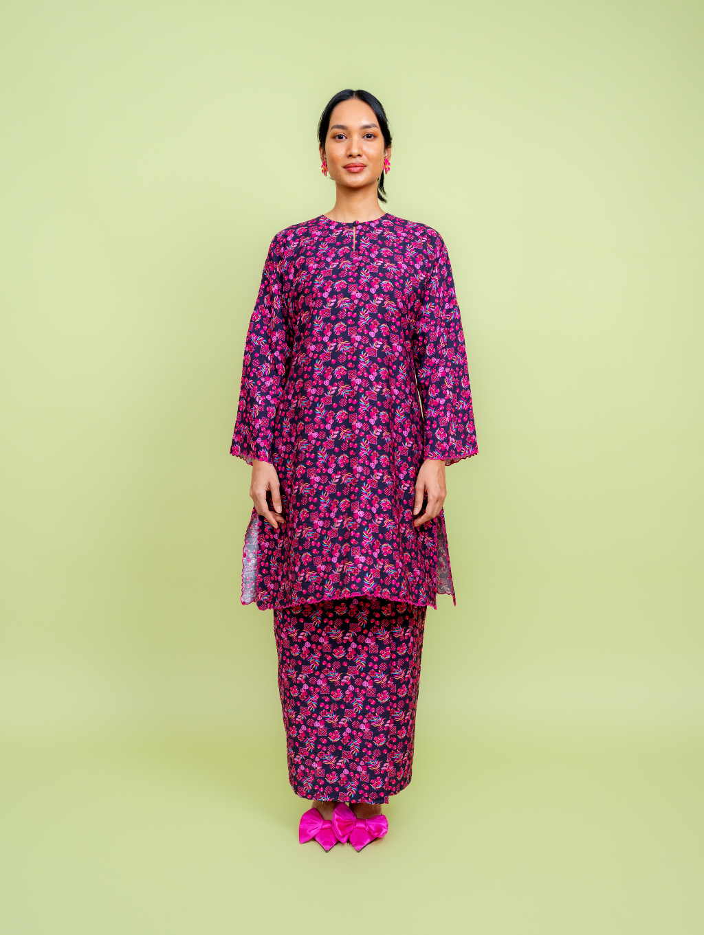 Myrtle Maxi Set - Rosepatch Black