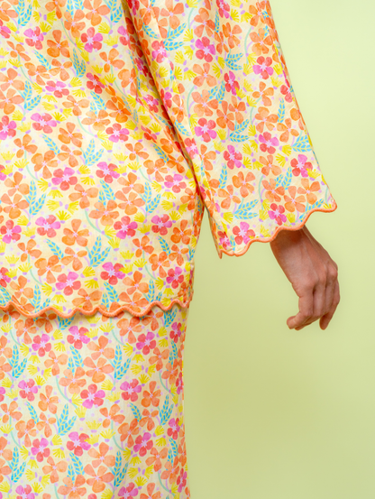 Gina Oversized Kurung - Bloomsy