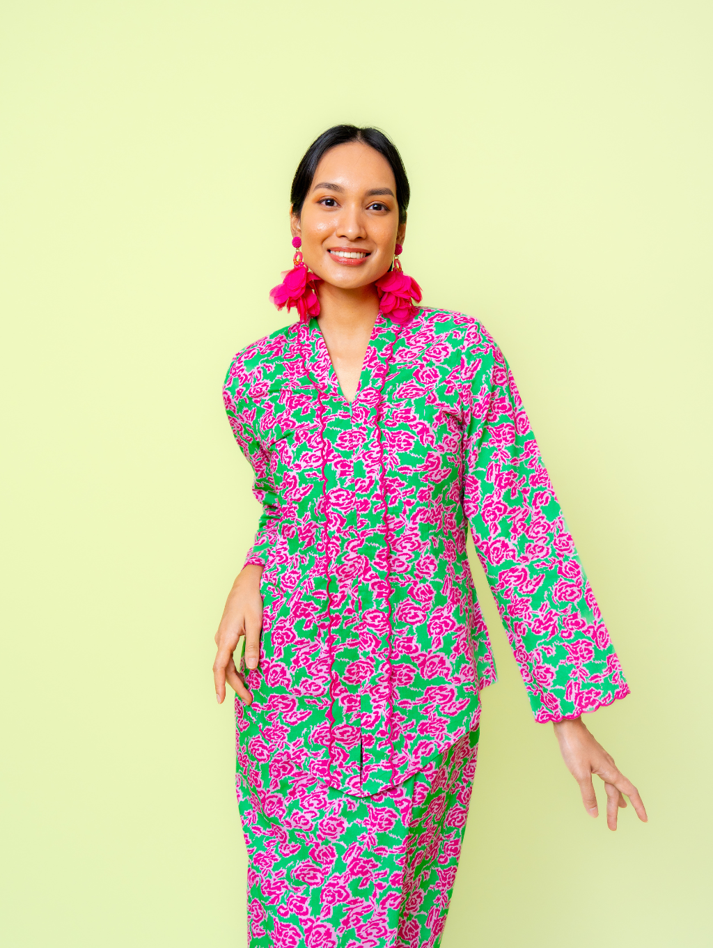Elora Kebaya - Cloverly Green