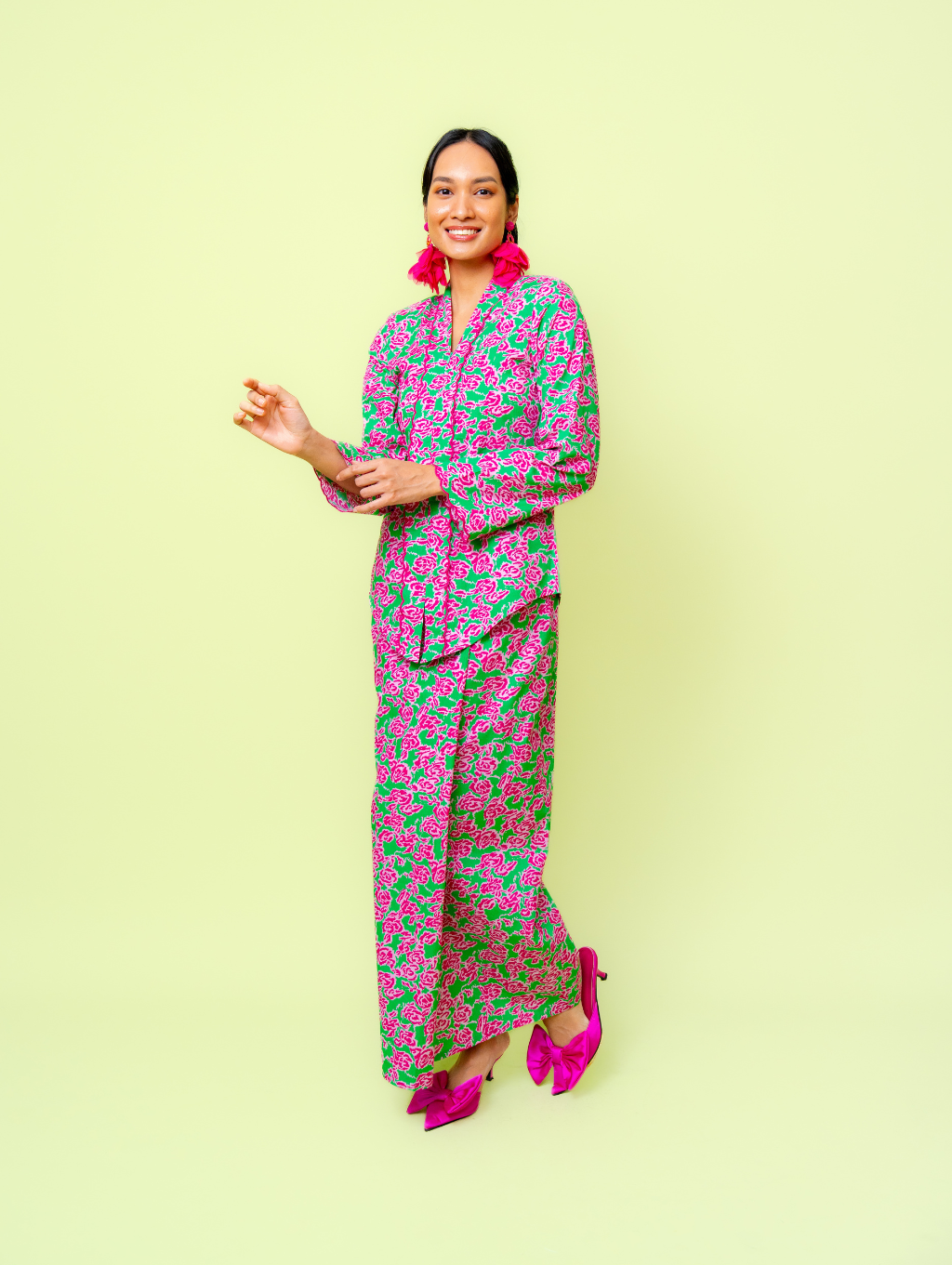 Elora Kebaya - Cloverly Green