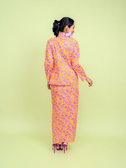 Melour Kebaya - Cloverly Yellow