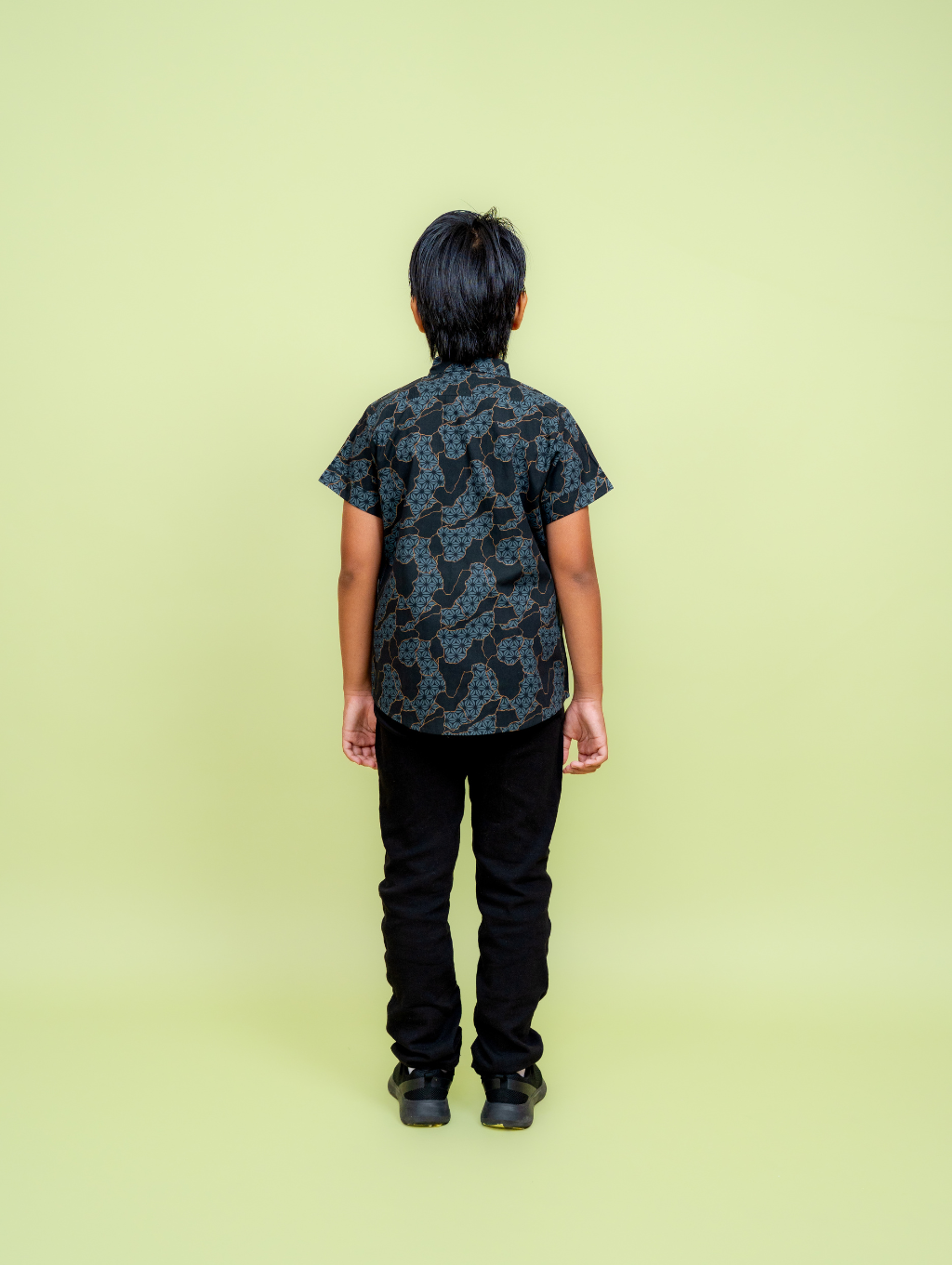 KIDS Basil Shirt - Blaze Black
