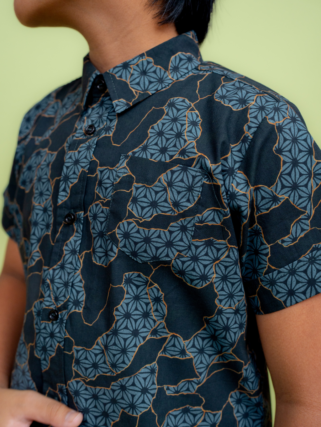 KIDS Basil Shirt - Blaze Black