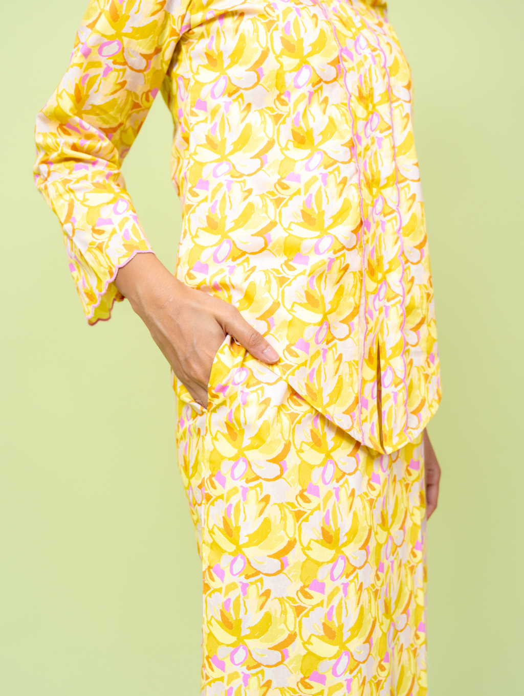 Elora Kebaya - Lime Green