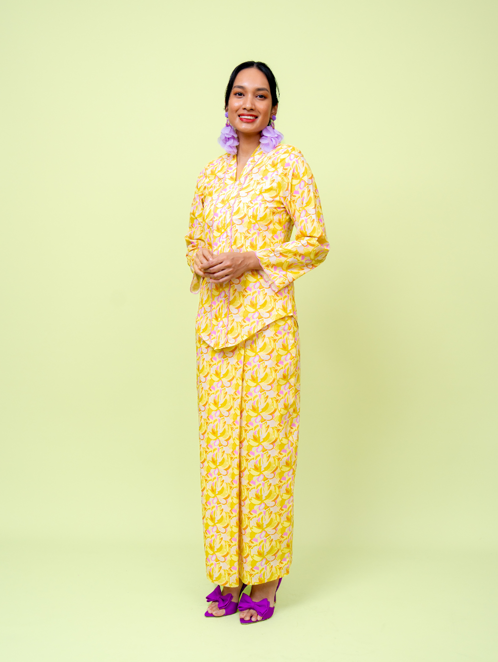 Elora Kebaya - Lime Green