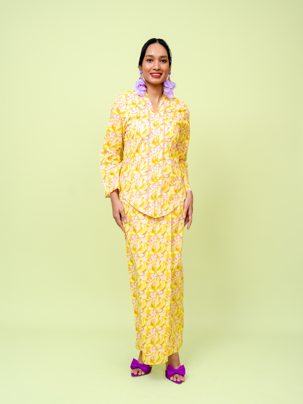Elora Kebaya - Lime Green