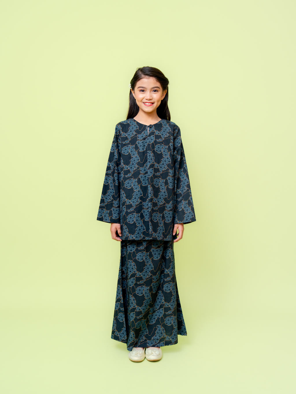 KIDS Blaze Kurung - Black