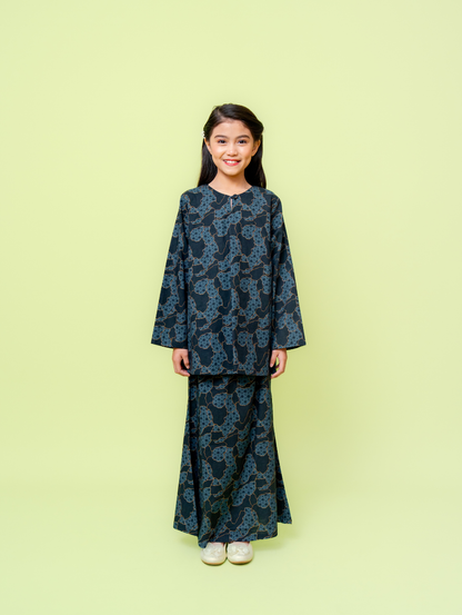 KIDS Blaze Kurung - Black