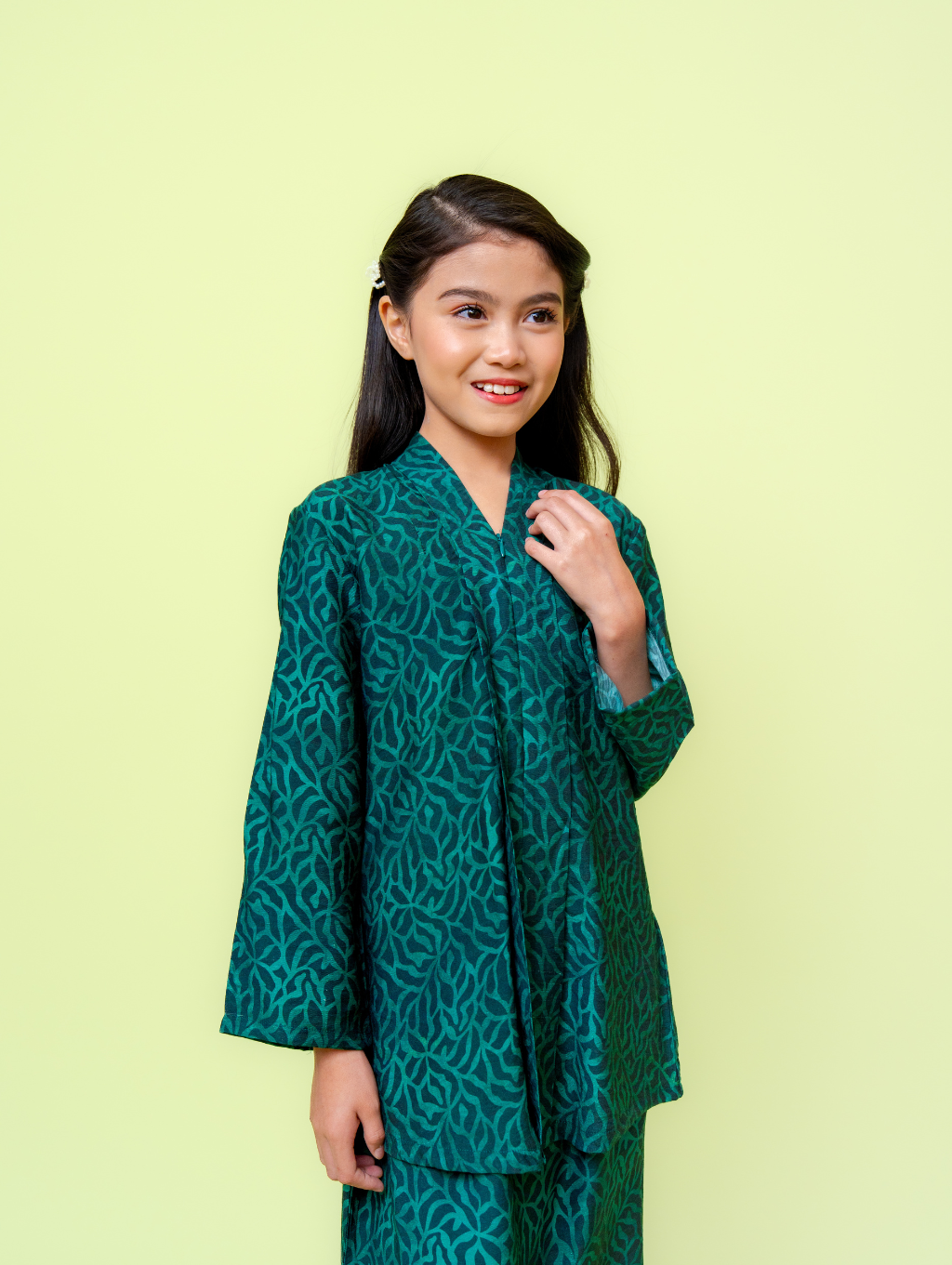 KIDS Grain Kebaya - Teal