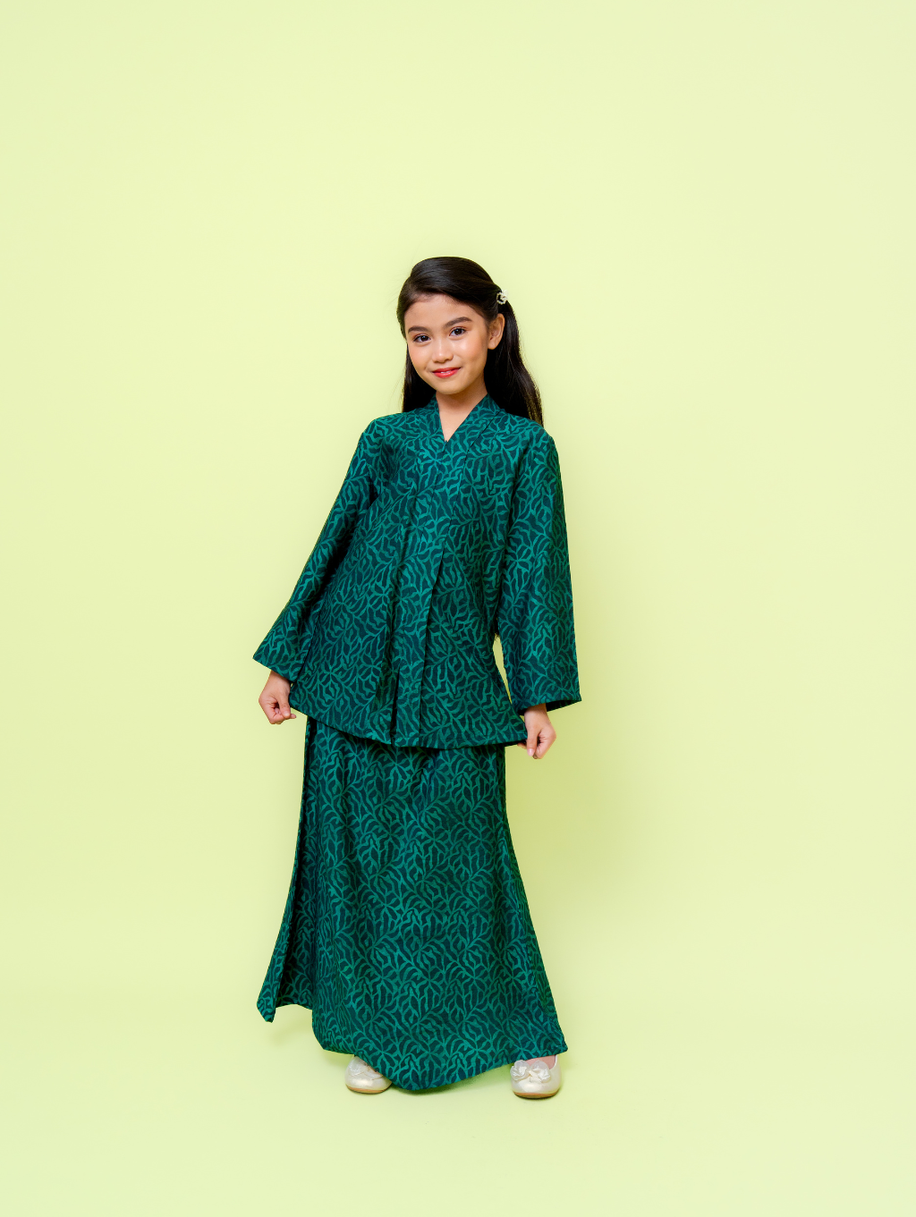 KIDS Grain Kebaya - Teal