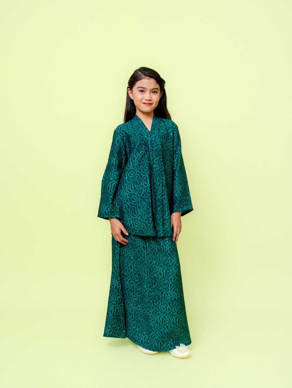 KIDS Grain Kebaya - Teal
