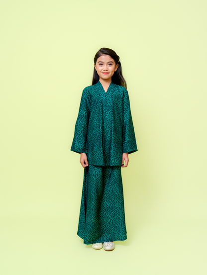 KIDS Grain Kebaya - Teal